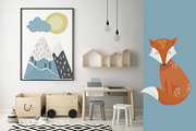Scandinavian cute clipart, an Animal Illustration by SleptArt (Thumbnail 5 of 6)