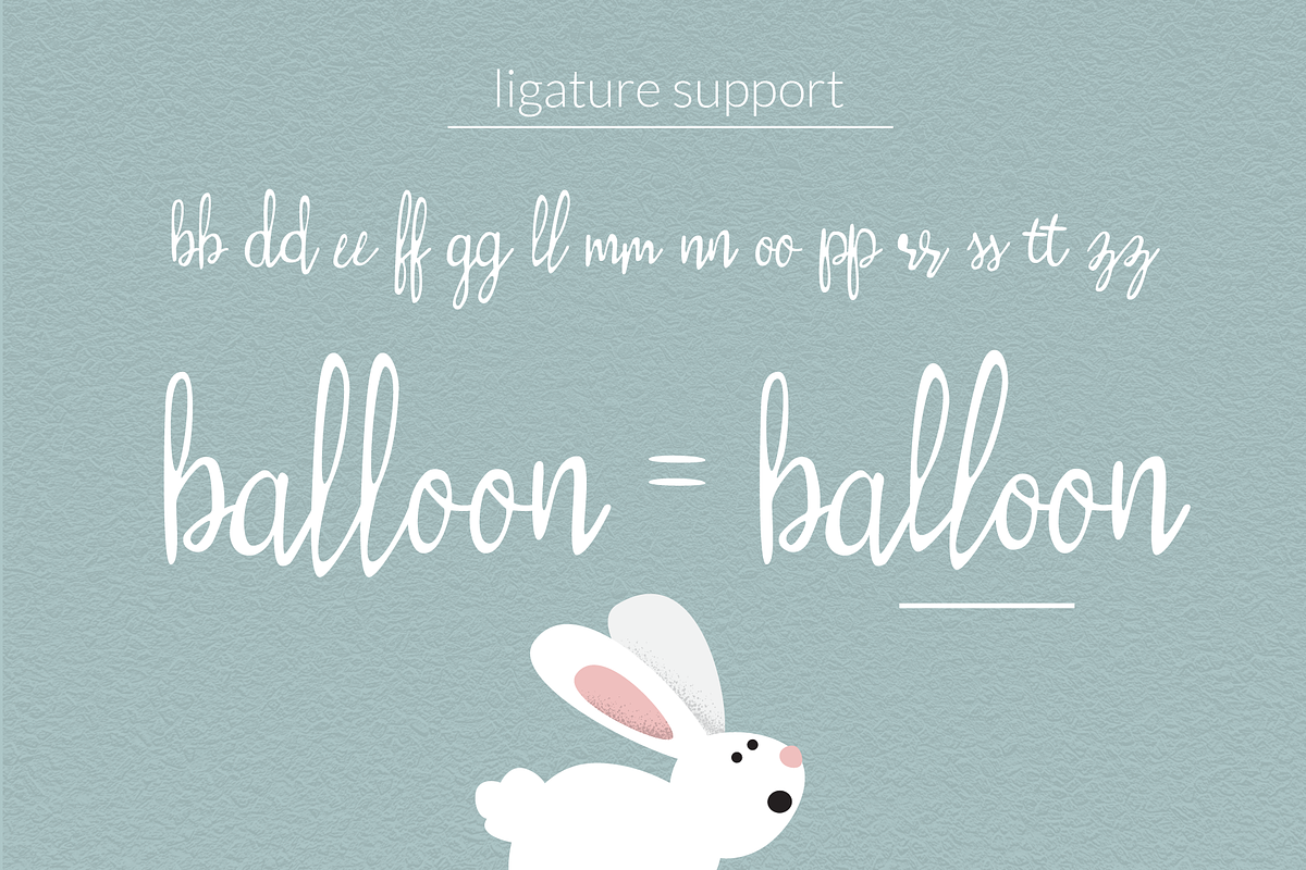 Silly Rabbit Script Font preview 2