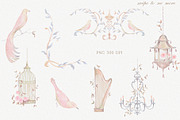 Watercolor Chinoiserie PNG elements, an Object Illustration by Sensual Art (Thumbnail 2 of 8)