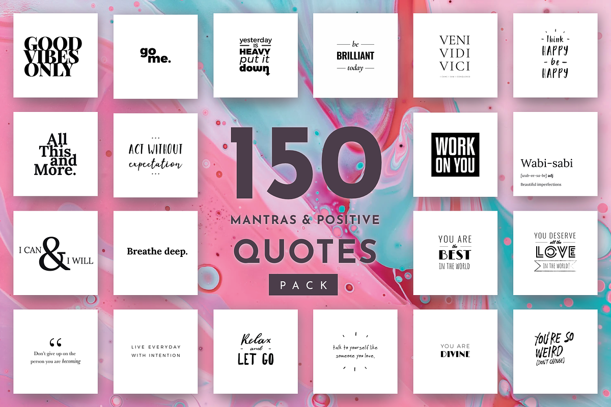 1350+ Quotes: Ultimate Quote Pack, a Social Media Template by Delightful Design (Photo 11 of 13)