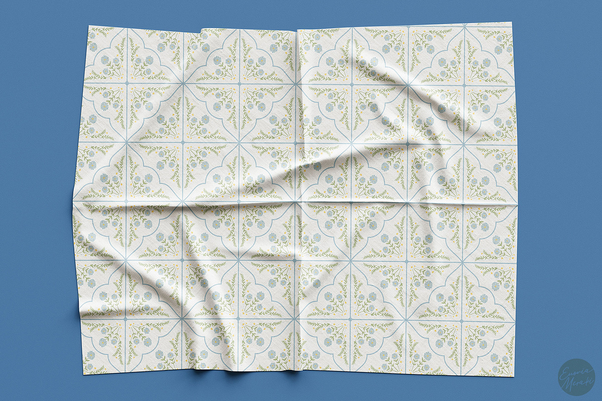 Cottagecore Tiles Pattern Set, a Pattern Graphic by Euonia Meraki (Photo 5 of 10)