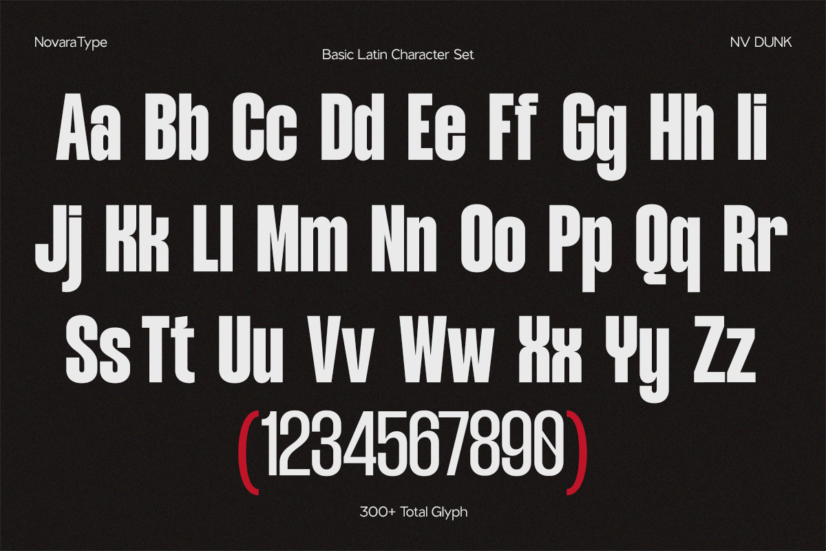 NV Dunk – Condensed Sans Serif, a Sans Serif Font by Novaratype (Photo 7 of 15)