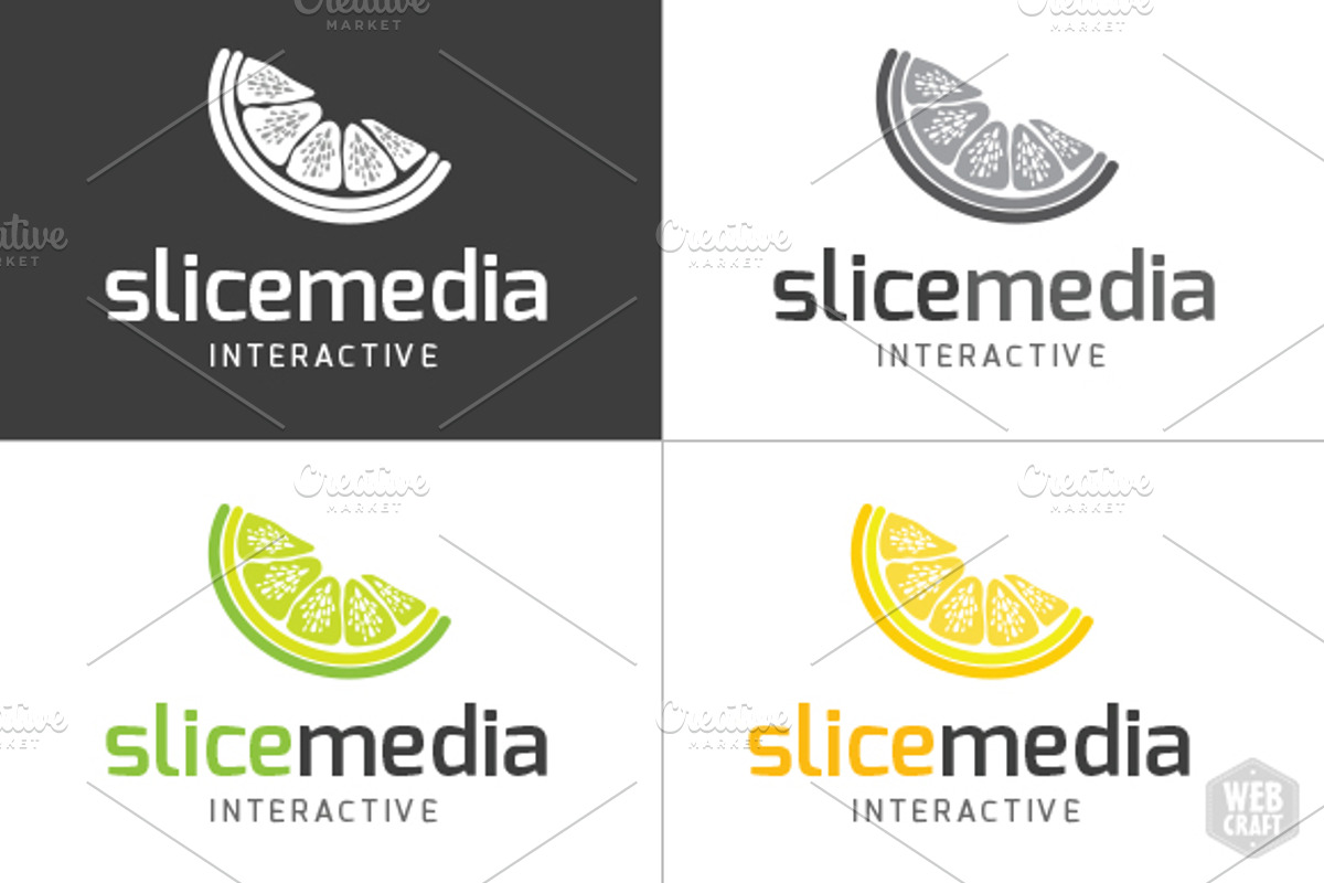 Slice Media Logo Template, a Branding & Logo Template by WebCraft (Photo 3 of 4)