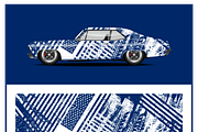 Dynamic Racing Car Wrap Design, an Object Illustration by CarWrap design (Thumbnail 2 of 3)