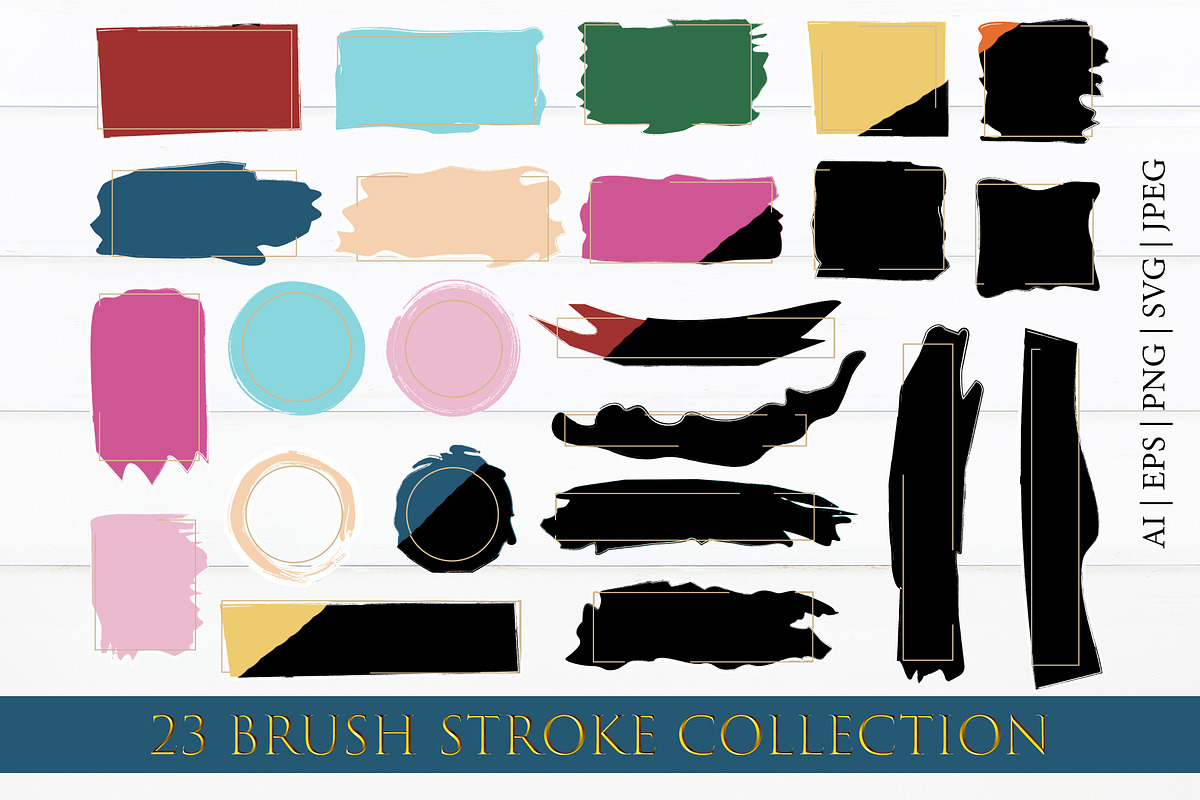Abstract Spots, Brush Stroke, an Object Graphic by DysenkaArt (Photo 1 of 4)