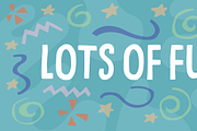 Lots Of Fun, a Sans Serif Font by pizzadudedotdk (Thumbnail 1 of 10)