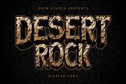 Desert Rock display font family, a Symbol Font by DGIM studio (Thumbnail 1 of 9)
