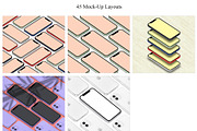 ALL 3D iPHONE MOCK-UP BUNDLE VOL-1, an iPhone Mockup by Graphicsworld125 (Thumbnail 2 of 62)