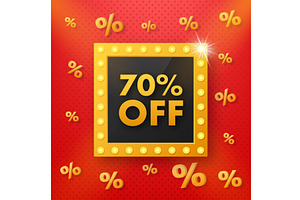 Light 70 Percent Discount In Retro