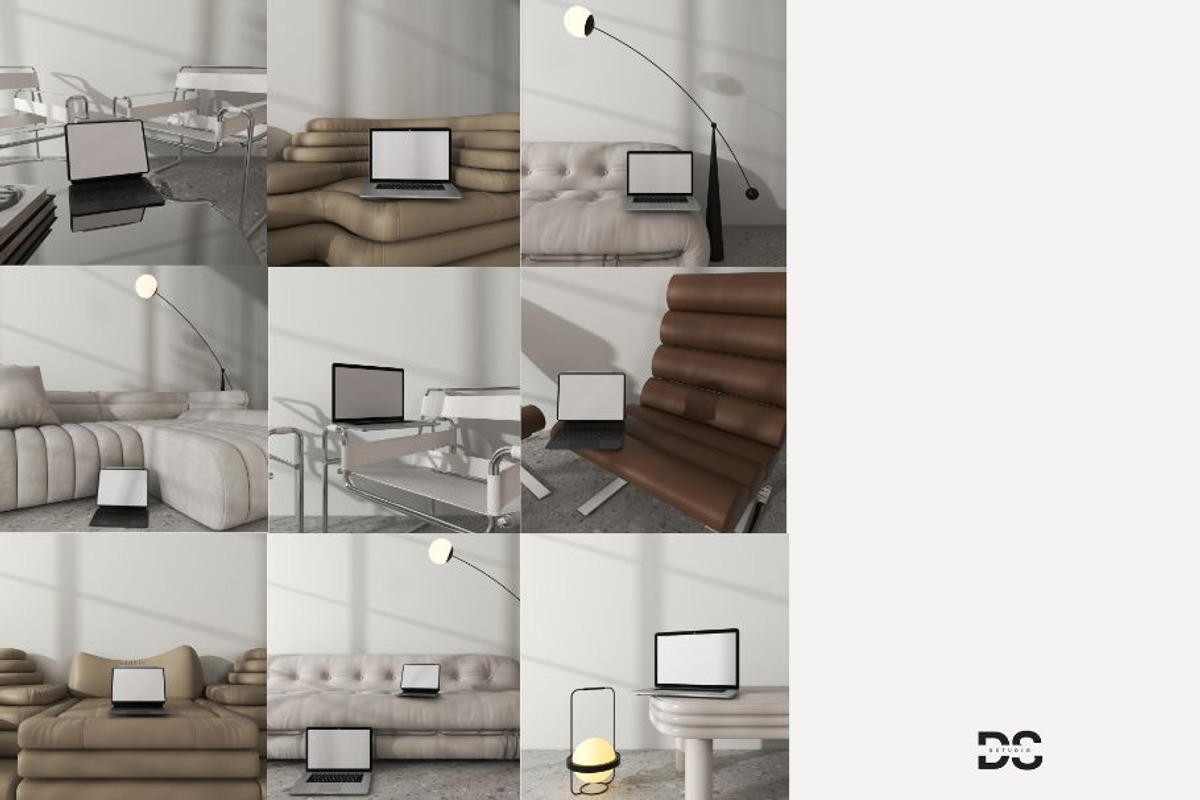 58 BUNDLE PSD DEVICE MOCKUP, a Mac Mockup by DSTUDIO888 (Photo 5 of 7)