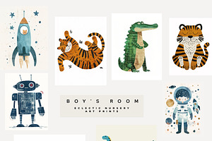 BOY'S ROOM NURSERY PRINTS