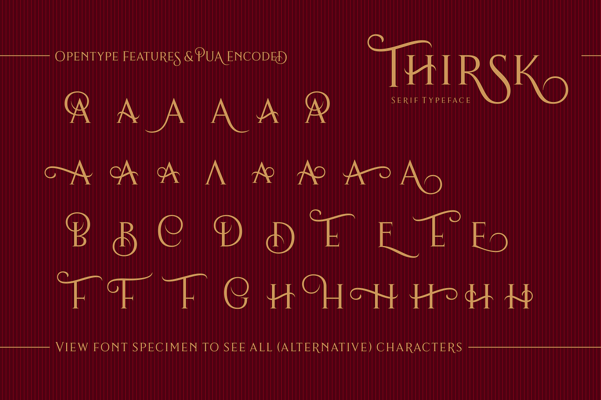 Thirsk - An Elegant Serif preview 7