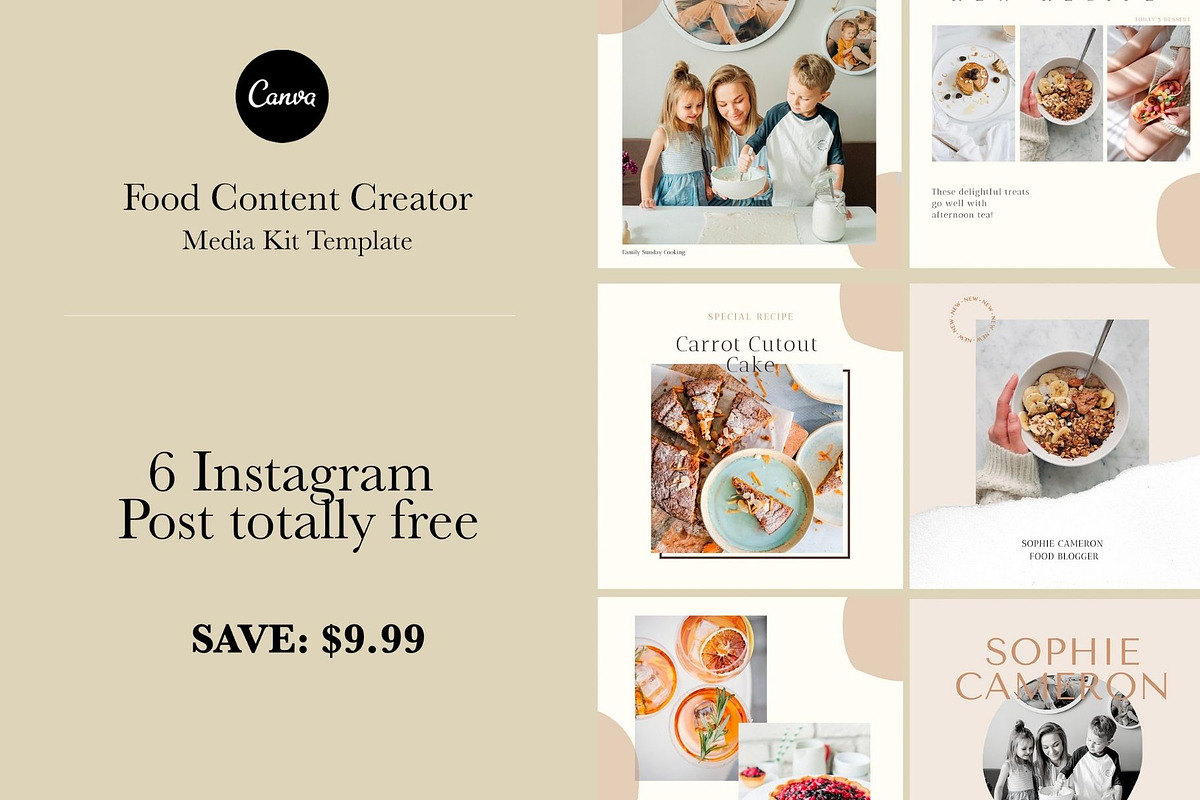 Food Media Kit Template | Canva, a Social Media Template by Bonita Digital Design (Photo 5 of 7)