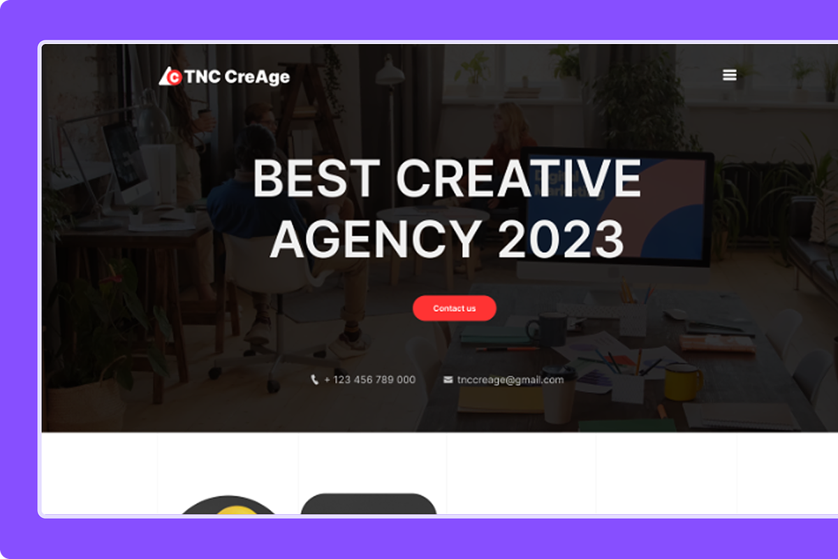 TNC CreAge –Creative Agency Figma UI, an UI Kit Template by TNCFlow (Photo 3 of 5)