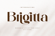 Brigitta - Modern Sans Serif, a Sans Serif Font by Aqeel_Art (Thumbnail 1 of 9)