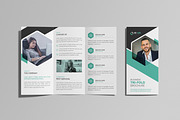 Modern Business Trifold Brochure, a Brochure Template by VectStock (Thumbnail 1 of 3)