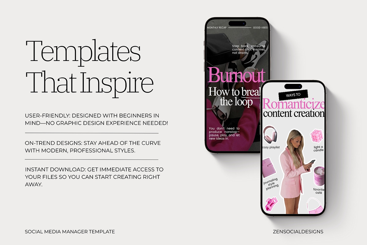 Social Media Manager Insta Template preview 7