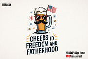 4th of July Father’s Day PNG Bundle, an Object Graphic by GlitterCraft (Thumbnail 5 of 61)