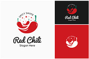 Red Chili Pepper Spicy Logo, a Branding & Logo Template by ika trisiana (Thumbnail 2 of 2)