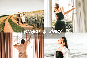 10 Warm and Airy Lightroom Presets