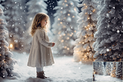 Christmas Forest backdrops, a Background Graphic by HappyNews (Thumbnail 3 of 12)