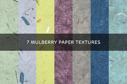 7 Mulberry Paper Textures