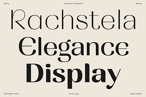 Rachstela Font Family - 14 Styles!