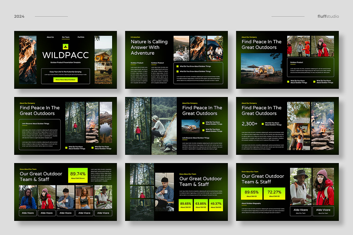 Outdoor Adventure Powerpoint, a Presentation Template by fluffstudio (Photo 2 of 4)
