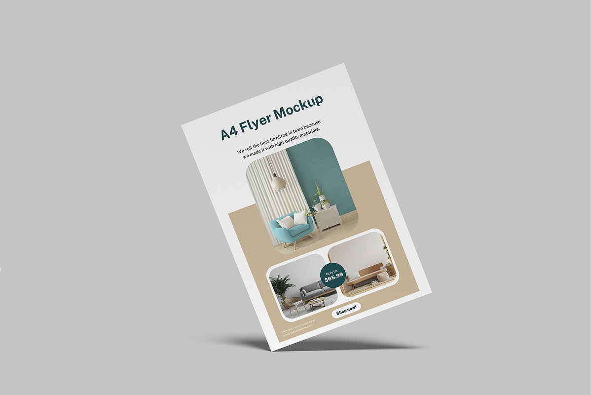 A4 Flyer Mockup, a Flyer Template by rizalamora (Photo 10 of 11)