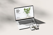 LAPTOP & PHONE MOCK-UP, a Wearable Device Mockup by Graphic_world89 (Thumbnail 4 of 8)