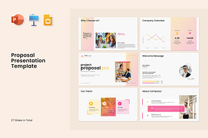 Project Proposal PowerPoint Template, a Presentation Template by evgenystudio