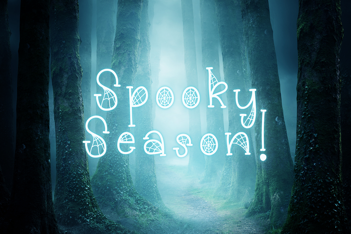 Cobweberly Halloween Spider Web Font, a Serif Font by Dancing with Ink (Photo 2 of 23)