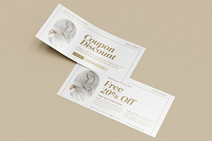 Elegant Jewelry Minimalist Voucher