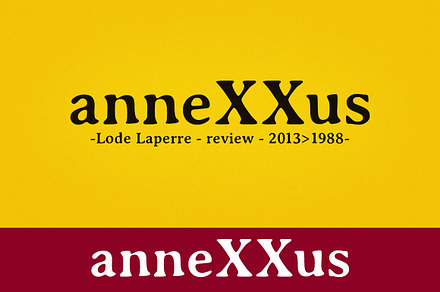 anneXXus font