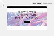Amazing Holographic Textures, a Background Graphic by Lumeno (Thumbnail 4 of 5)