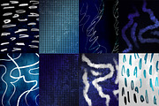 Blue Ocean Pattern Textures, a Pattern Graphic by Designbase (Thumbnail 2 of 5)
