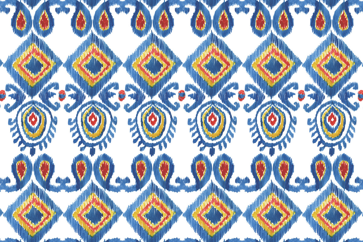 Ikat patterns, a Pattern Graphic by ramika (Photo 2 of 10)
