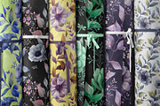 ANEMONE watercolor patterns set, a Pattern Graphic by Anastasia Koba (Thumbnail 4 of 10)