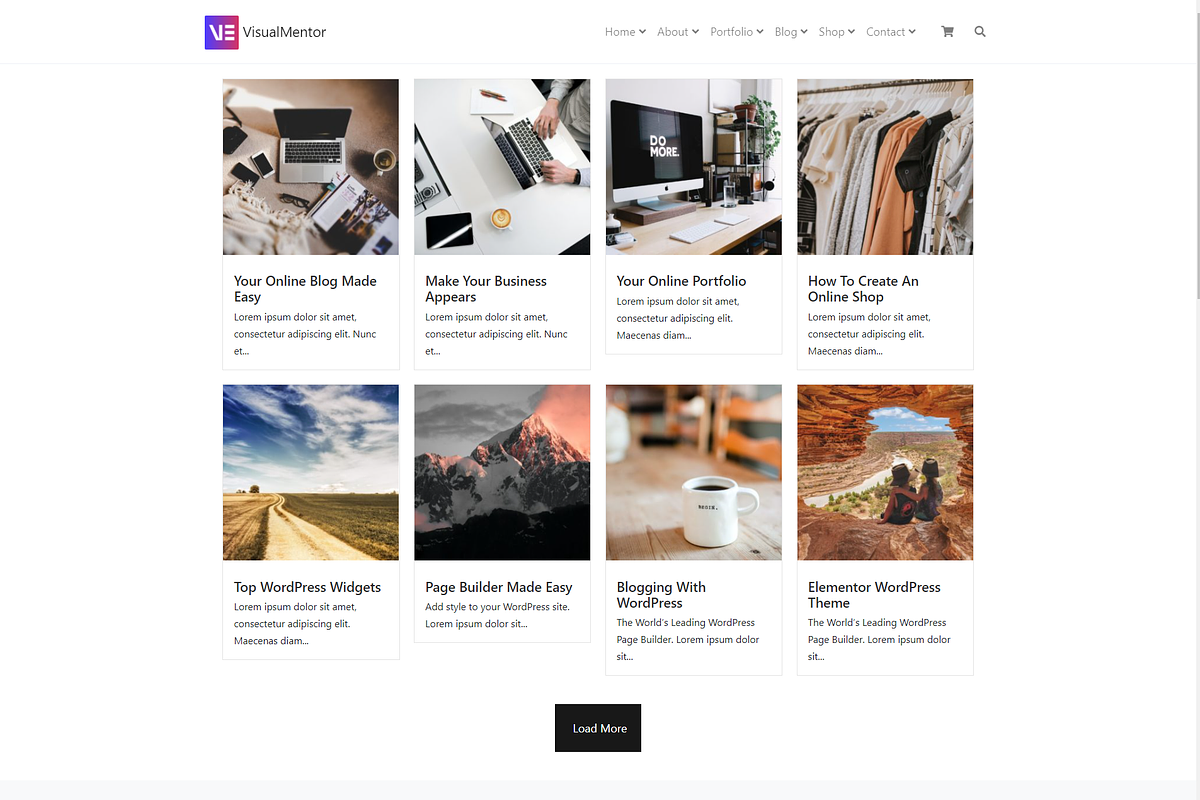 VisualMentor - Elementor WP Theme, a WordPress Template by Visualmodo (Photo 8 of 34)