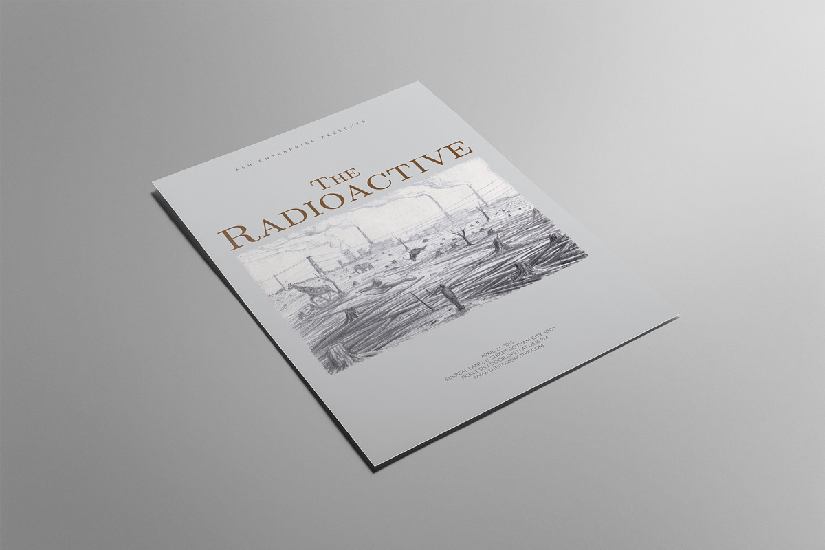 Hand Drawn Dying World Flyer, a Flyer Template by ashenterprise (Photo 5 of 5)