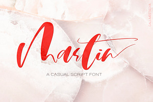 Martin Script Font