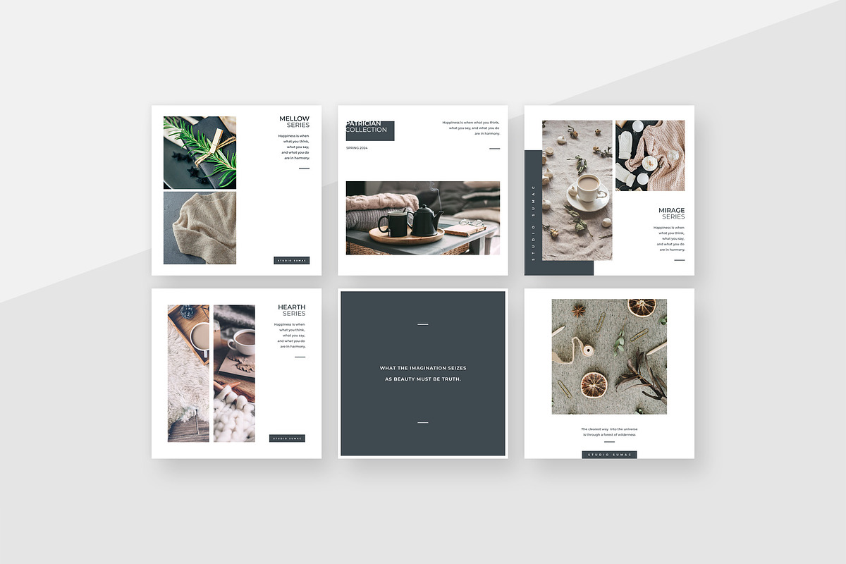 Hickory Instagram Post Templates, a Social Media Template by Studio Sumac (Photo 4 of 5)