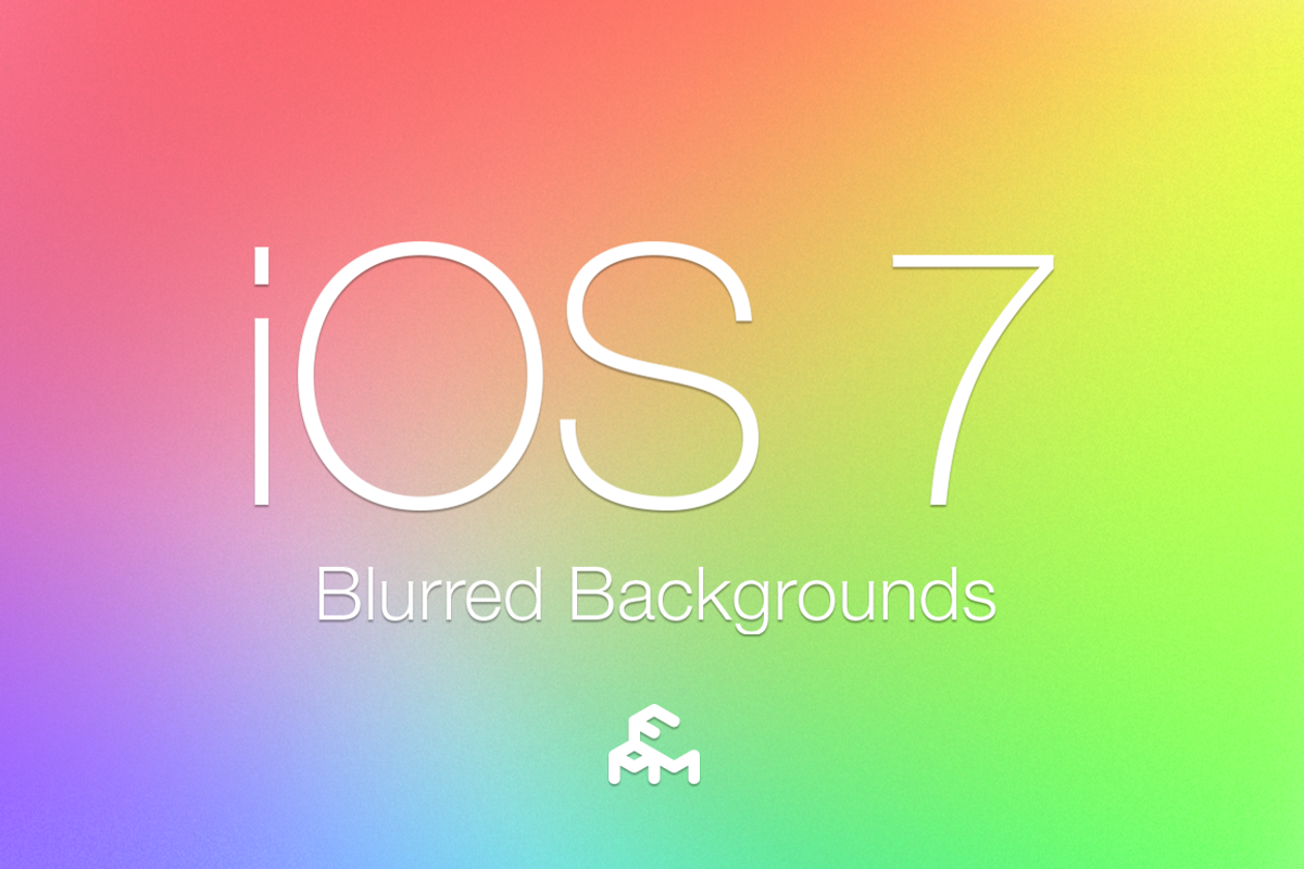30 iOS 7 Blurred Backgrounds, a Texture Graphic by MARTINI Type Designer (Photo 1 of 4)