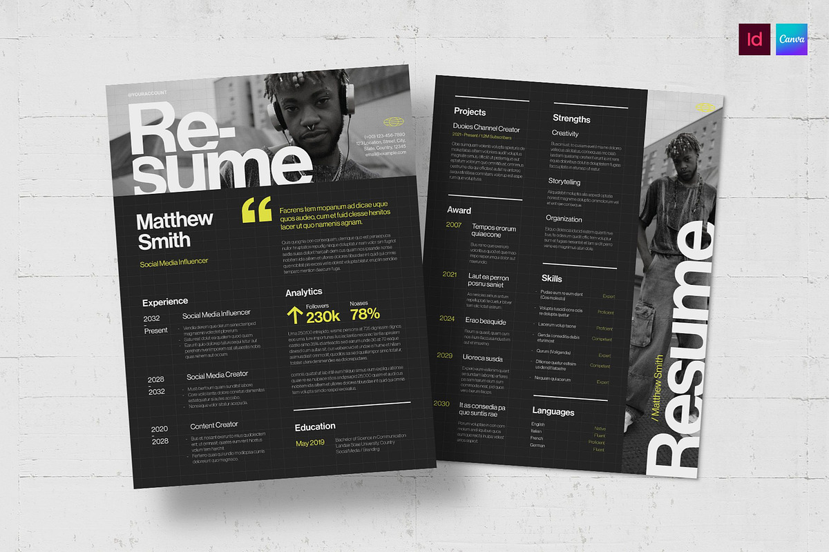 CV Resume, a Resume Template by BrandPacks (Photo 1 of 5)