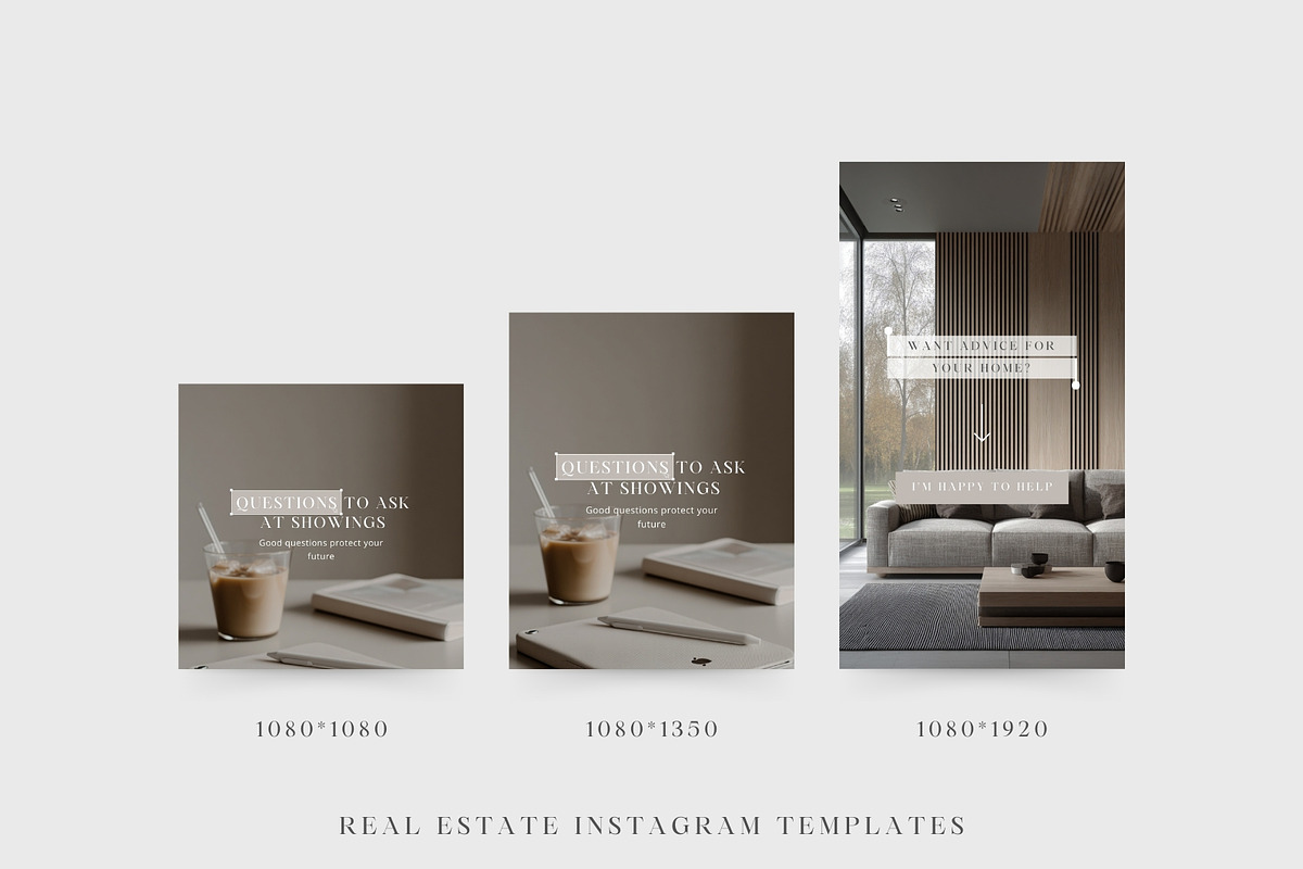 Real Estate Instagram Content Kit, a Social Media Template by Instprofi | Studio Estimo (Photo 9 of 37)