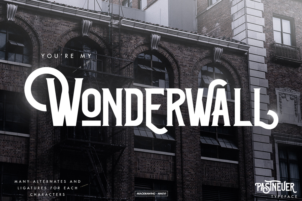 Past-Neuer Typeface preview 3
