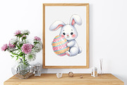 Quirky Easter Bunny Clipart, an Illustration by GatewayDesign (Thumbnail 3 of 5)