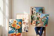 70 Eclectic Art Print Series Posters, a Background Graphic by Muzi pear studio (Thumbnail 7 of 8)