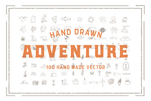 100 hand drawn adventure