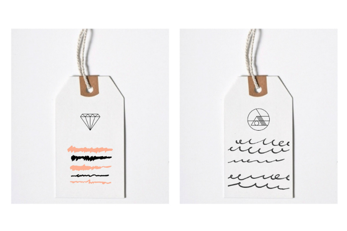 Marker textures,25 cards,8 gift tags preview 5